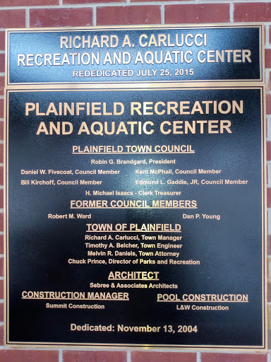 Recreation Center «Richard A. Carlucci Recreation and Aquatic Center», reviews and photos, 651 Vestal Rd, Plainfield, IN 46168, USA
