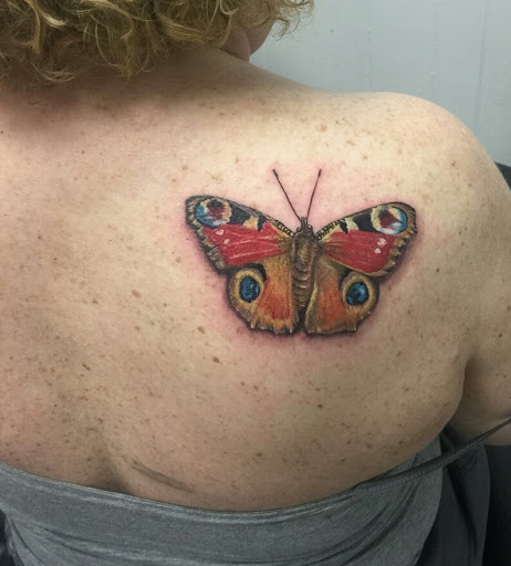 Explore black heart tattoo ideas, creative tattoo ideas in Myrtle Beach, available at Myrtle Beach Ink