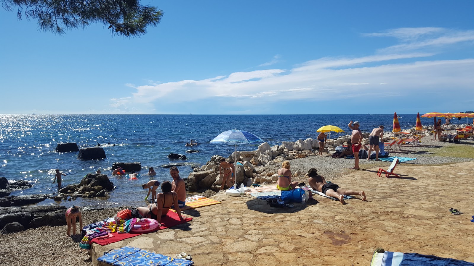 Porec hotel beach'in fotoğrafı çok temiz temizlik seviyesi ile