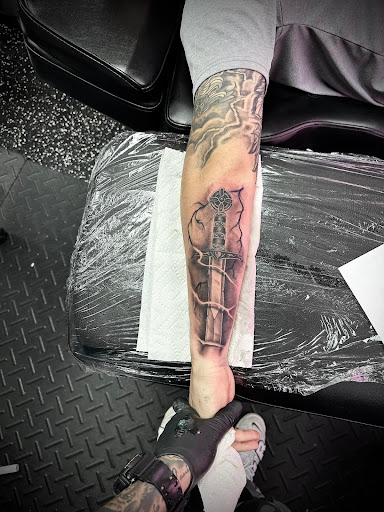 Explore tattoo ideas with writing, creative tattoo ideas in Fort Myers, available at Loyal 2 The Coil Tattoos & Piercings (Edison Mall Location Entrance F)