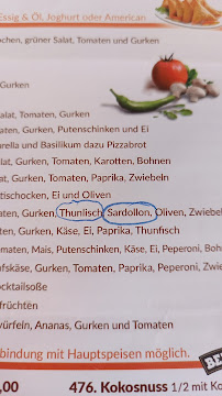 Menu du Pizza Sprint Schwäbisch-Gmünd à Schwäbisch Gmünd