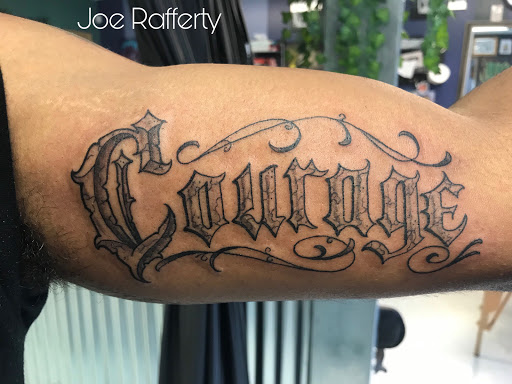 Explore men's shin tattoo ideas, creative tattoo ideas in Kent, available at War Horse Ink