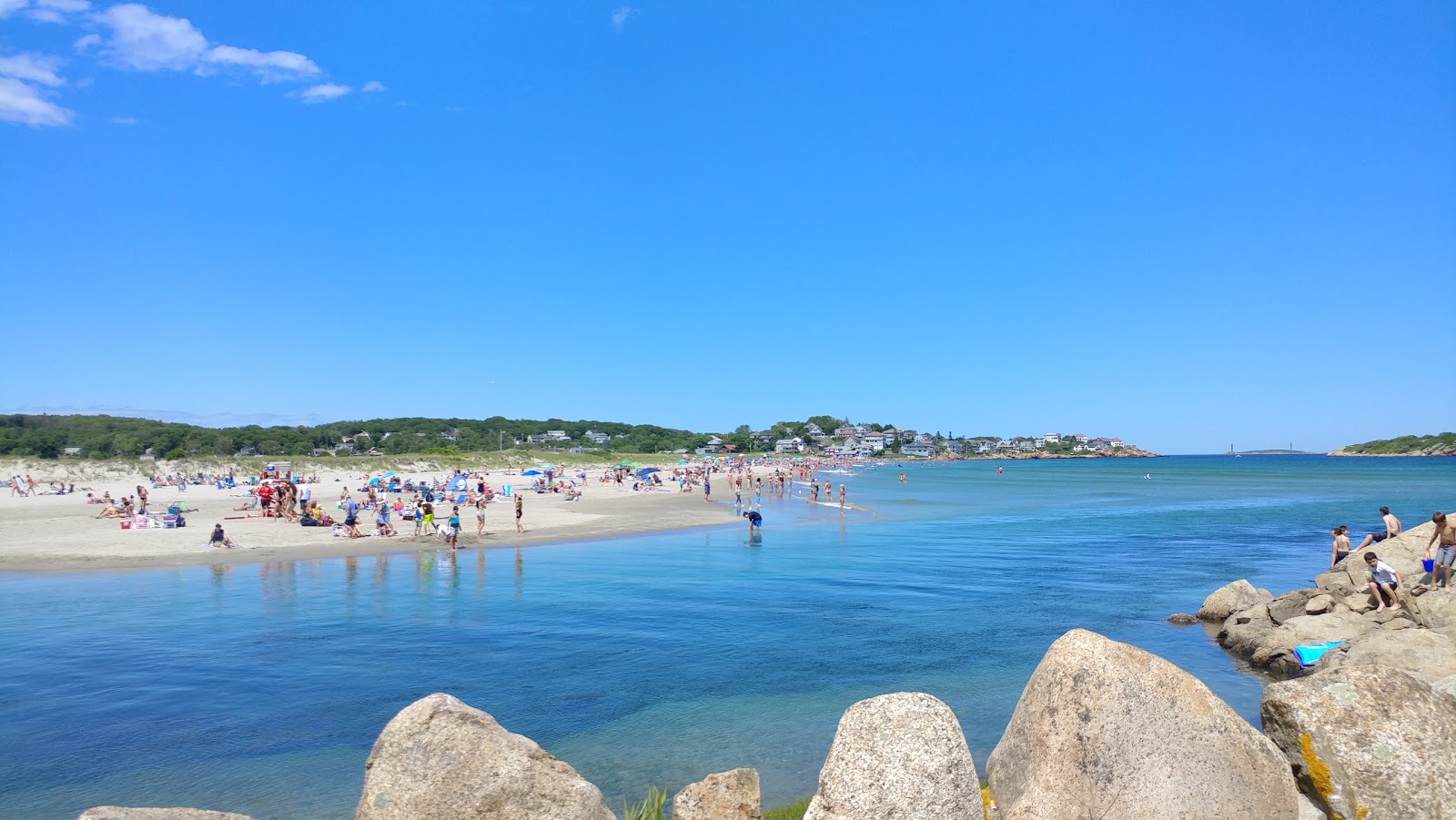 Photo of Good Harbor beach with bright sand surface