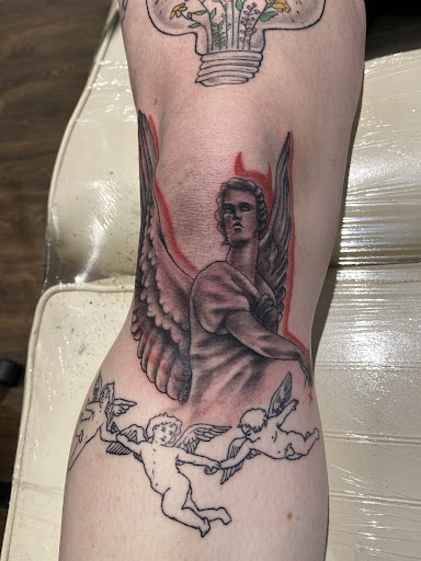 Explore calm tattoo ideas, creative tattoo ideas in Vancouver, available at Headstrong Tattoo Studio & Piercing