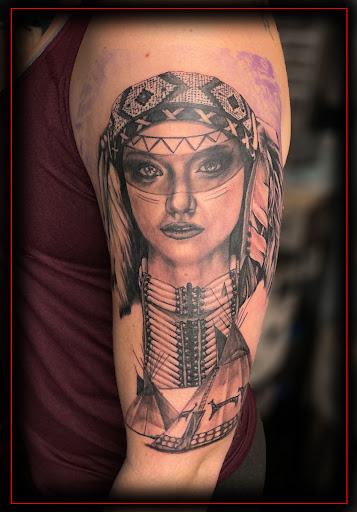 Explore tomahawk tattoo ideas, creative tattoo ideas in Fremont, available at Eternal Tattoo And Body Piercing