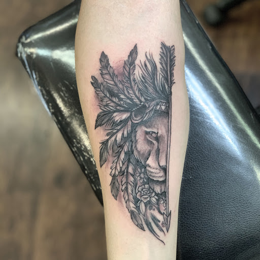 Explore confederate flag tattoo ideas, creative tattoo ideas in Tacoma, available at Garfield Street Tattoo Co