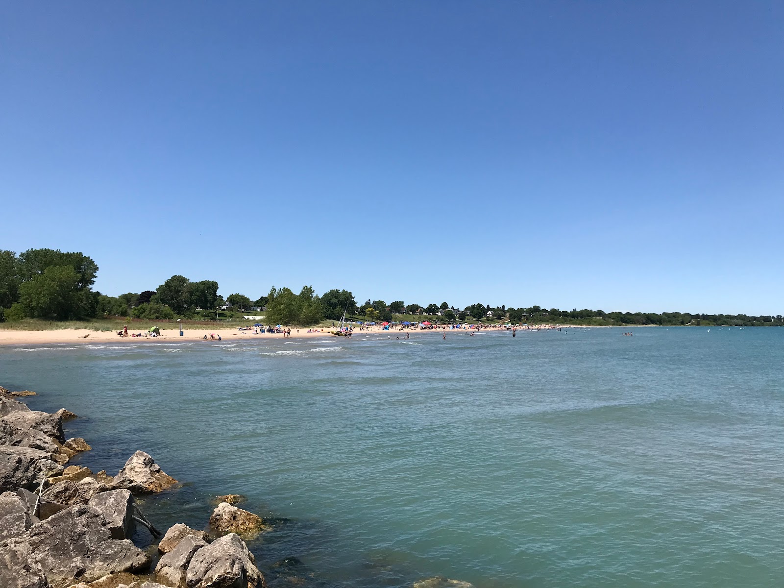 Photo of Racine North Beach with long straight shore