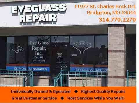 Optician «Eye Glass Repair, Inc.», reviews and photos, 11977 St Charles Rock Rd, Bridgeton, MO 63044, USA