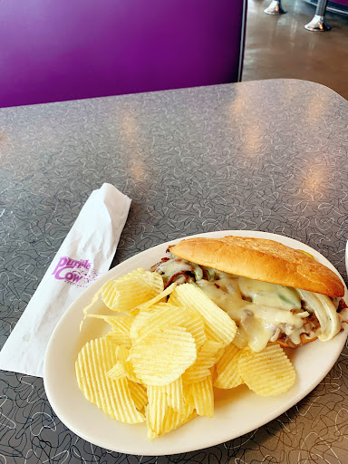 Hamburger Restaurant «Purple Cow Restaurant», reviews and photos, 1055 Ellis Ave, Conway, AR 72032, USA