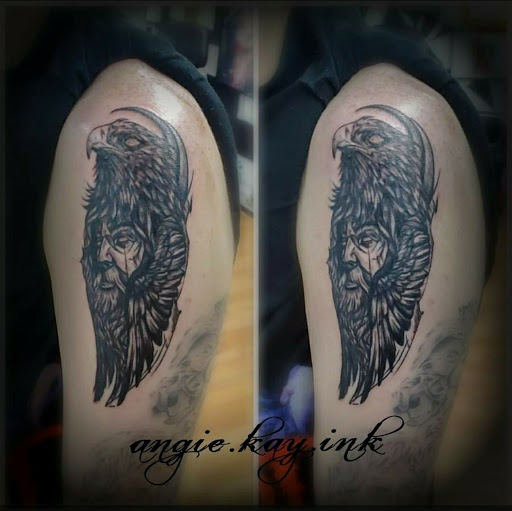 Explore overwatch tattoo ideas, creative tattoo ideas in Casper, available at Luna & Lotus Amethyst Ink Angie Kay