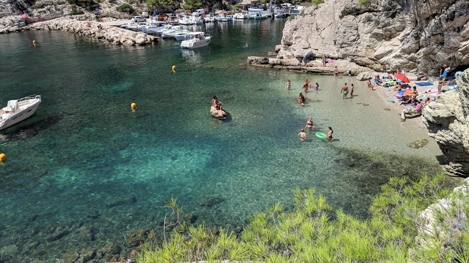 Foto af Sauvage de Morgiou og dens smukke landskab