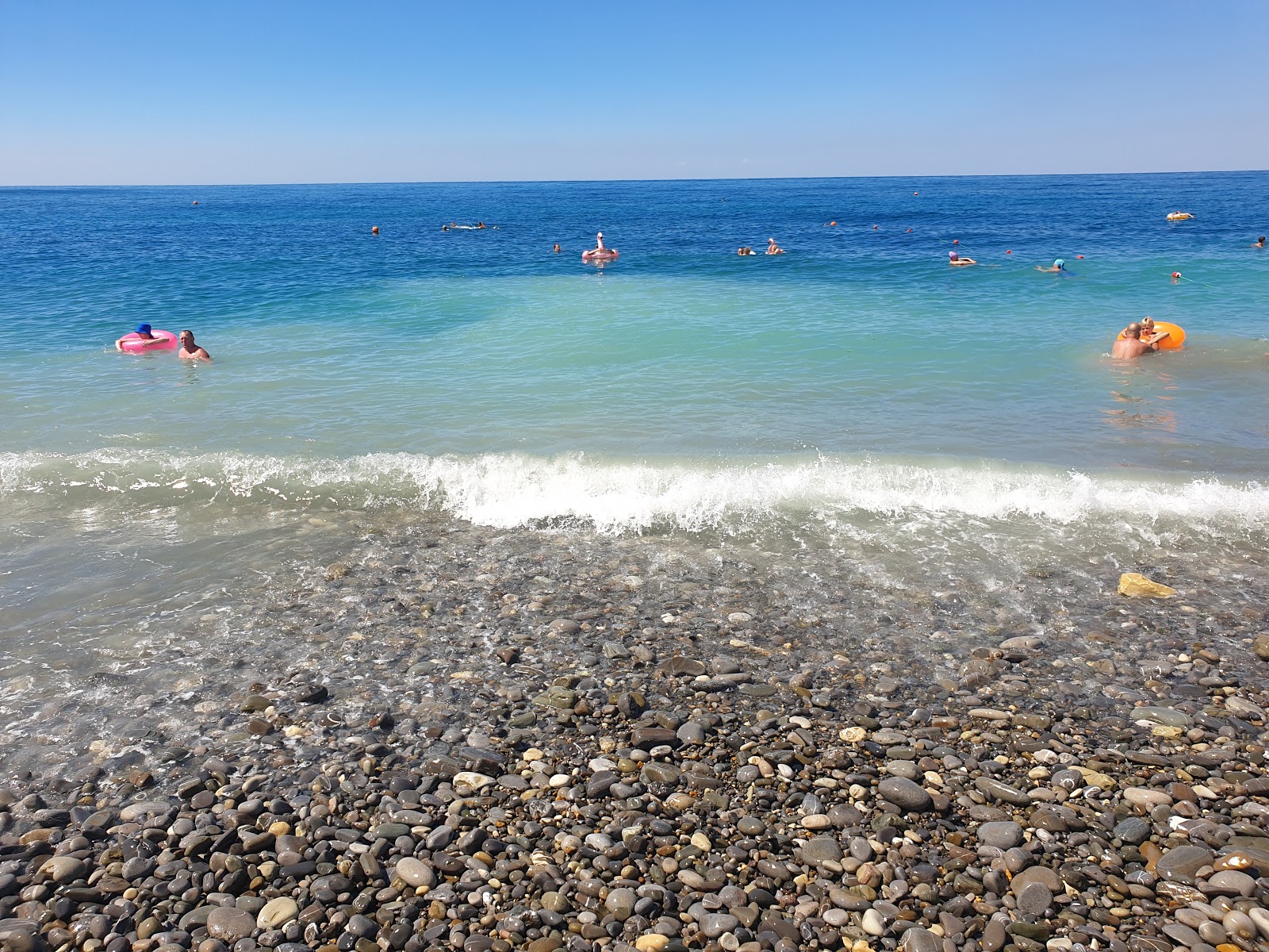 Foto van Thessaloniki beach met gemiddeld niveau van netheid