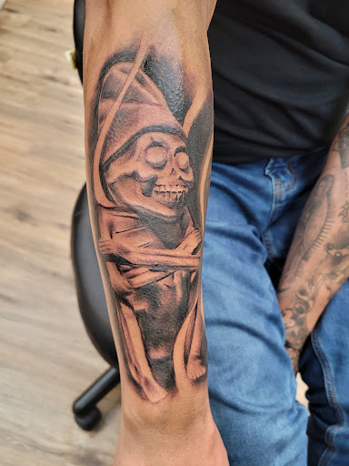 Explore tattoo chest ideas, creative tattoo ideas in Merced, available at Merced Tattoo and Piercing Co.