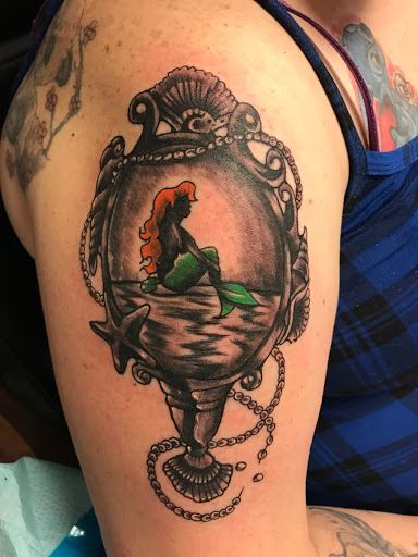 Explore billie eilish tattoos ideas, creative tattoo ideas in Seymour, available at American Gypsy Tattoo Corp.