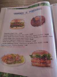 Le Belvédère à Aiguèze menu