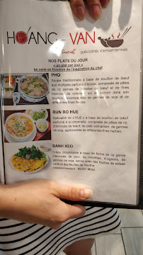 Restaurant vietnamien Hoang Van à Reims - menu / carte