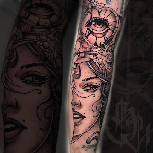 Explore tigger tattoo ideas, creative tattoo ideas in Camp Hill, available at Camp Hill Collective Tattoo and PMU