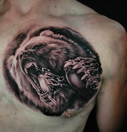 Explore outer space tattoo ideas, creative tattoo ideas in Mc Kees Rocks, available at Exile Ink