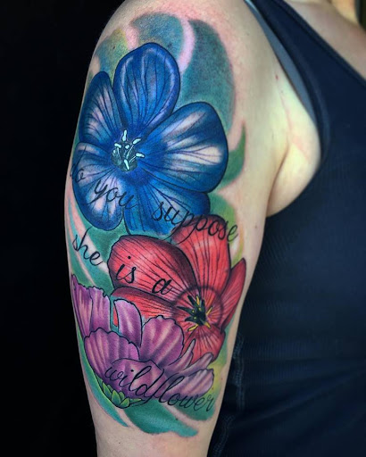 Explore half sleeve tribal tattoo ideas, creative tattoo ideas in Meridian, available at Imperial Body Art