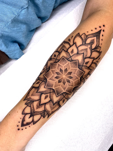 Explore compass tattoo cover up ideas, creative tattoo ideas in Savannah, available at tattoos by delan