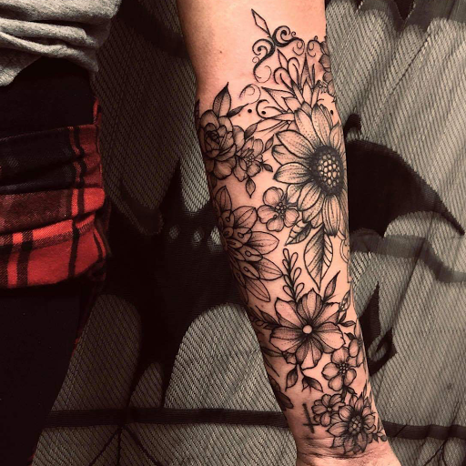 Explore halo reach tattoo ideas, creative tattoo ideas in Burlington, available at Inferno Ink Tattoo & Body Piercing Studio