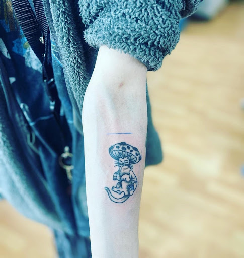Explore brain tumor tattoo ideas, creative tattoo ideas in Belgrade, available at The Loyal Sparrow Tattoo and Piercing