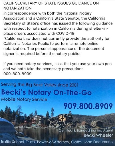Mejor Notaría Becki's Notary on the go