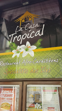 La Casa Tropical à Chartres menu