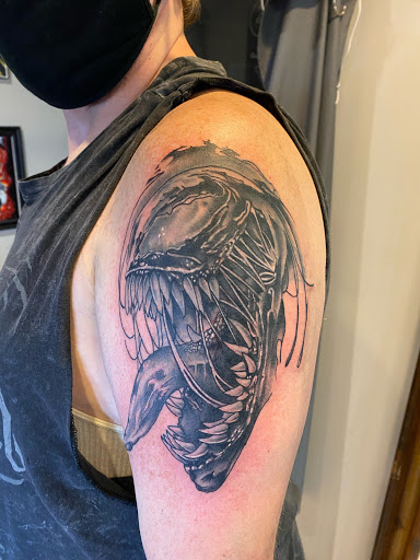 Explore peter pan tattoo ideas, creative tattoo ideas in Asheboro, available at Blue Luna Tattoo Company, LLC