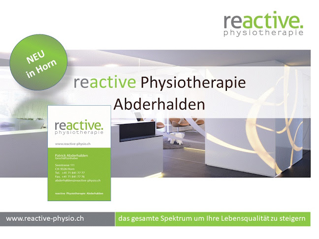 reactive. Physiotherapie Abderhalden GmbH - Arbon