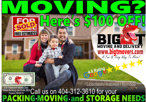 Moving Company «Big T Moving & Delivery», reviews and photos, 380 Winkler Dr #400, Alpharetta, GA 30004, USA