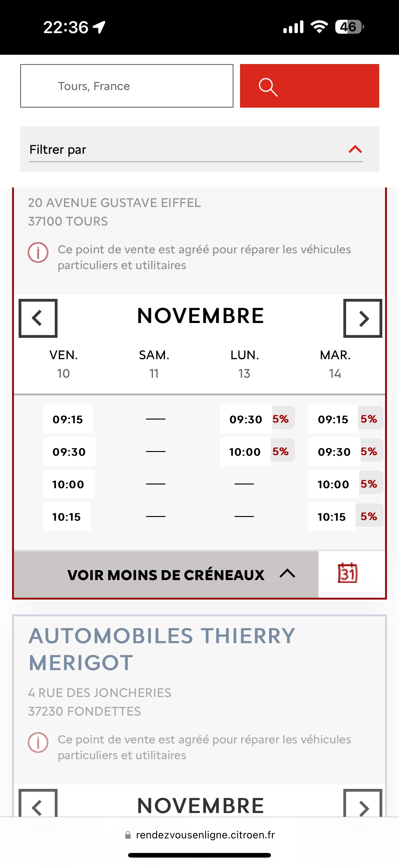 Photo n° 1 de l'avis de Loïc. fait le 02/11/2023 à 21:49
