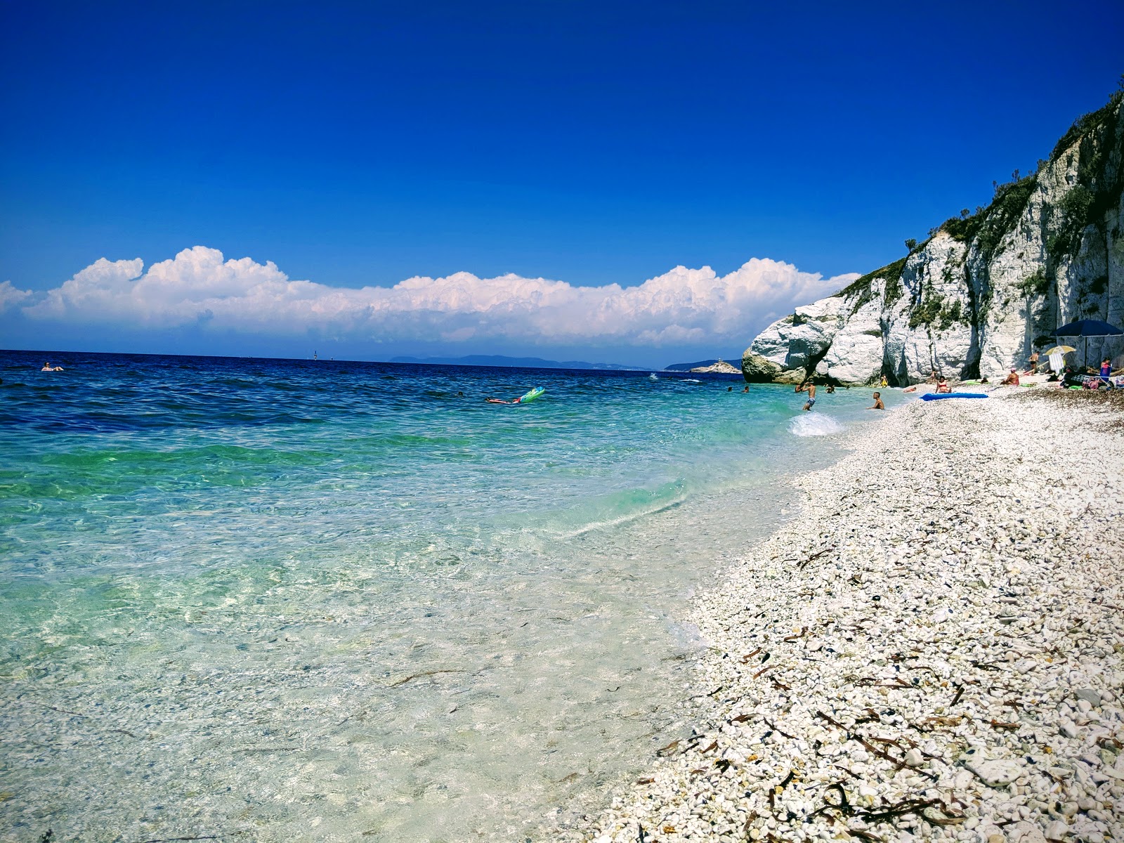 Foto van Spiaggia di Seccione en zijn prachtige landschap