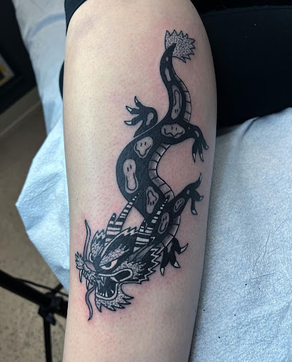 Explore tattoo ideas for nephew, creative tattoo ideas in Hatboro, available at Midnight Mass Tattoo Collective