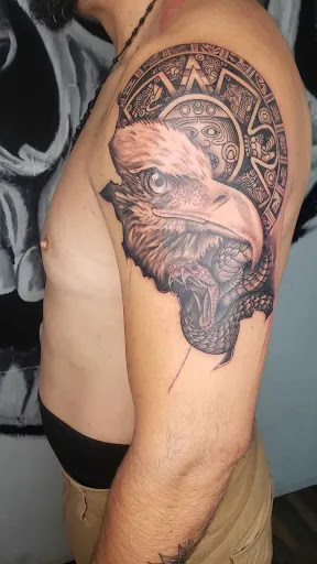 Explore no love tattoo ideas, creative tattoo ideas in Decatur, available at Exclusive Ink Tattoos & Body Piercings 22nd & Wood