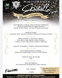 Ristorante Cristallo à Riccione menu