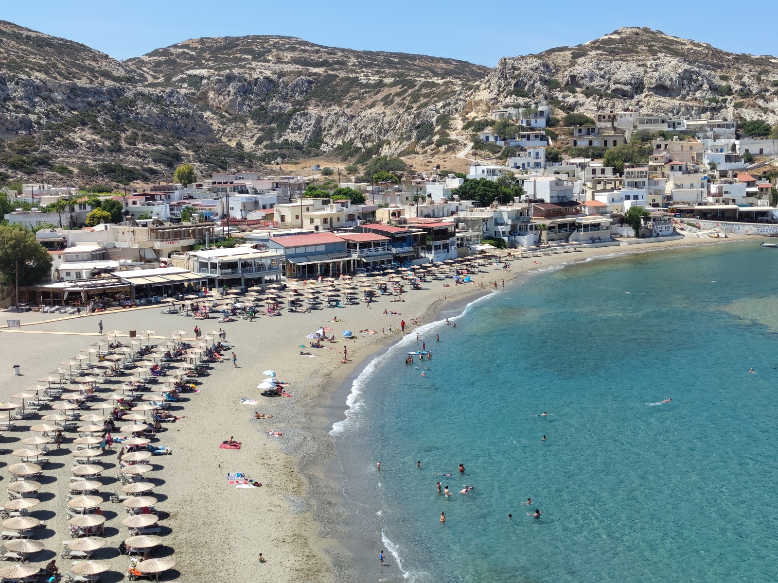 Photo de Plage de Matala et le règlement