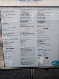 Menu du HD Diner Châtelet à Paris