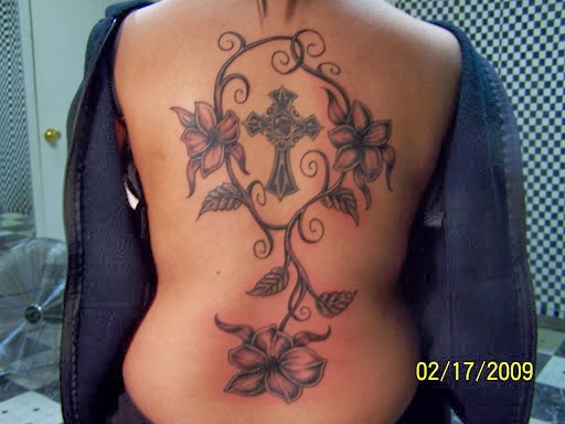 Explore cross tattoo idea, creative tattoo ideas in Odessa, available at Little Dragon Tattoos Studio