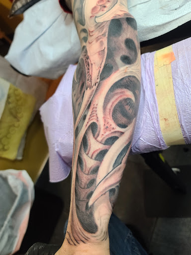 Explore marigold tattoo ideas, creative tattoo ideas in Charleston, available at Broken Lantern Tattoo