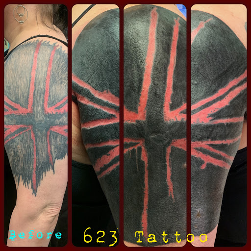 Explore men's rib tattoo ideas, creative tattoo ideas in Watertown, available at 623 Tattoo