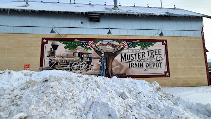 Walldog Mural #16: Muster Tree/Train Depot