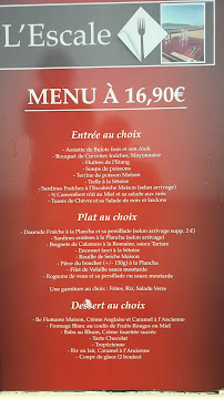Restaurant Restaurant L’Escale à Balaruc-les-Bains - menu / carte