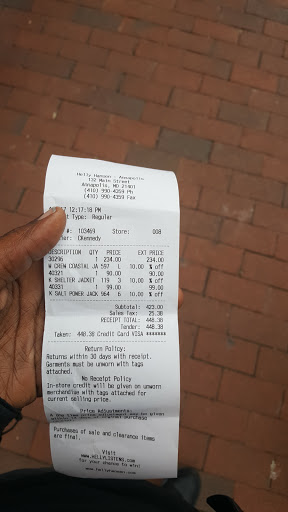 Clothing Store «Helly Hansen», reviews and photos, 132 Main St, Annapolis, MD 21401, USA