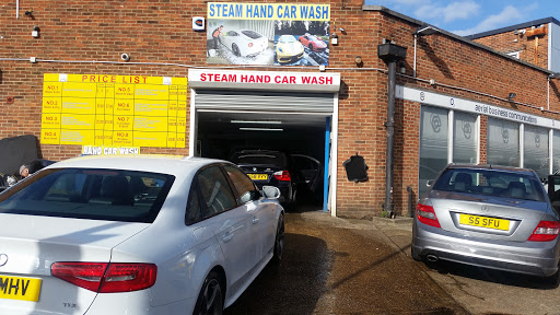 Steam hand car wash