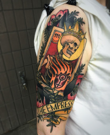 Explore tattoo ideas for wife, creative tattoo ideas in Anchorage, available at Ultra Violence Tattoo co.