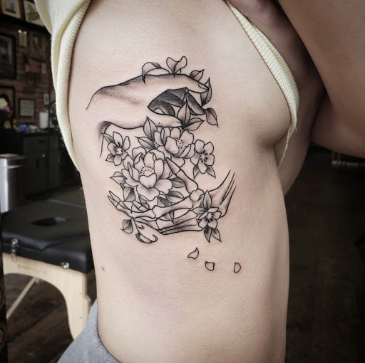 Explore tattoo on leg ideas, creative tattoo ideas in Wappingers Falls, available at Graceland Tattoo