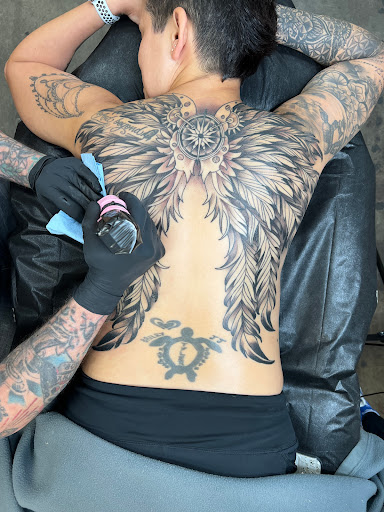 Explore good luck tattoo ideas, creative tattoo ideas in Weatherford, available at 1ST REVELATION TATTOO