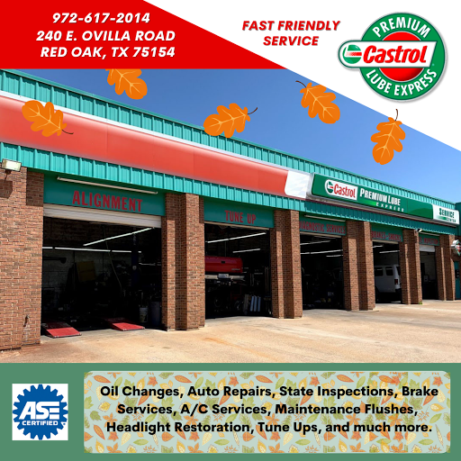 Auto Repair Shop «Castrol Express Car Service», reviews and photos, 240 E Ovilla Rd, Red Oak, TX 75154, USA