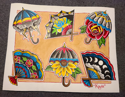 Explore side wrist tattoo ideas, creative tattoo ideas in Newburgh, available at Outlaw Ink